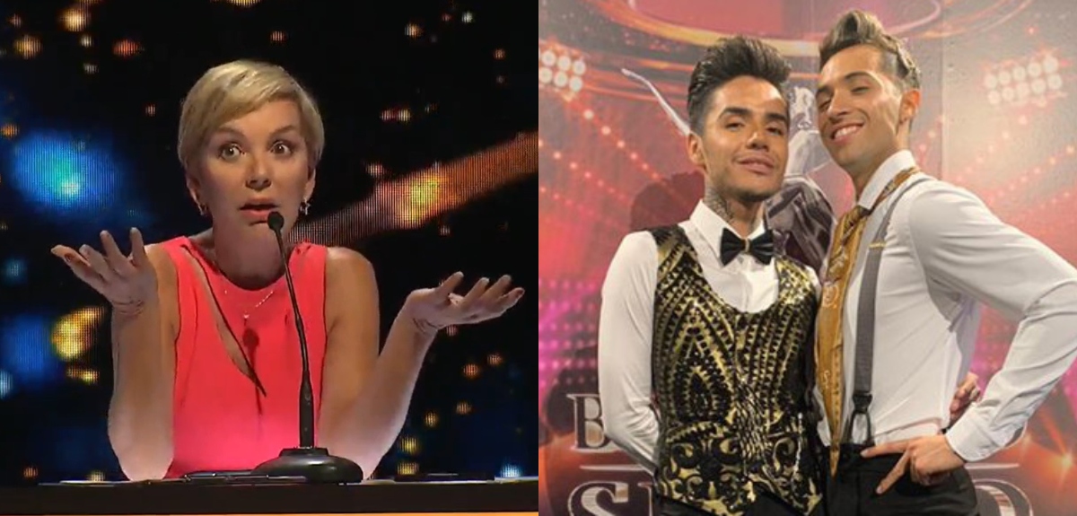 Fran García-Huidobro sobre pareja de hombres en Bailando por un sueño: 