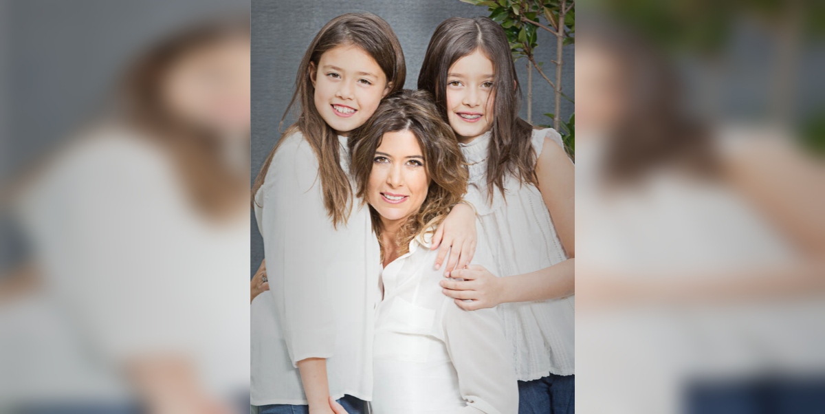 Ema y Julieta, hijas de Macarena Pizarro