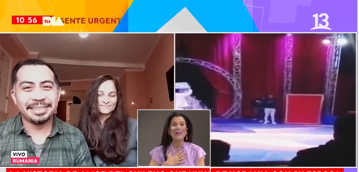 Mirna Schindler se quebró en vivo con historia de amor de chileno y ucraniana: “Me llega al corazón”