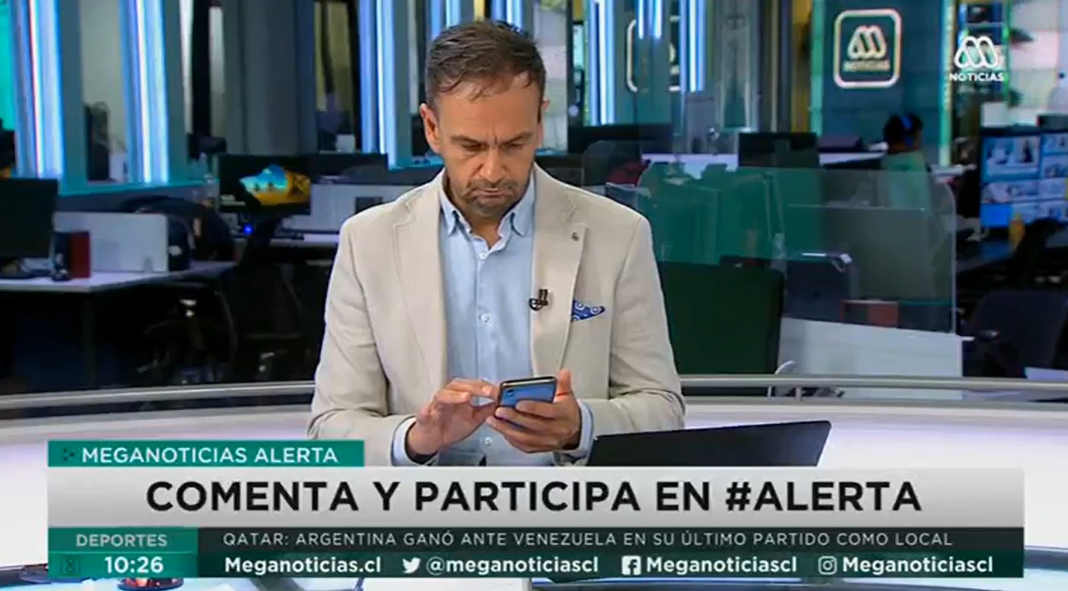 Rodrigo Sepúlveda en Meganoticias