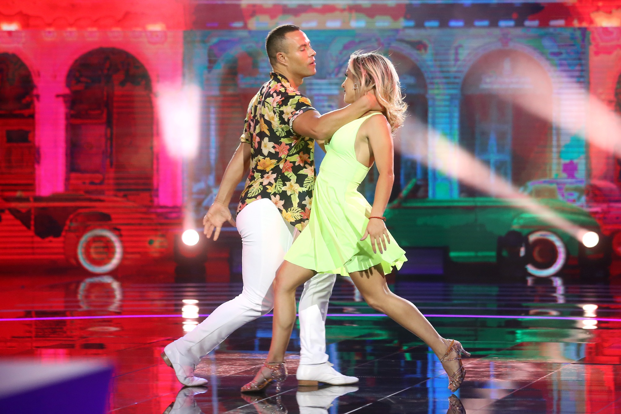 Pareja inmune en Aquí se baila