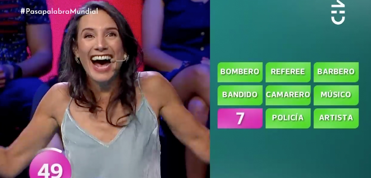 Le achuntó a todas: Blanca Lewin sorprendió al completar Memorice en 'Pasapalabra Mundial'