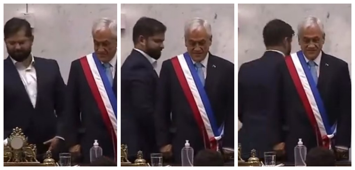 ¿Estaba preparado? Presidente Boric explicó su comentado giro detrás de Piñera en cambio de mando