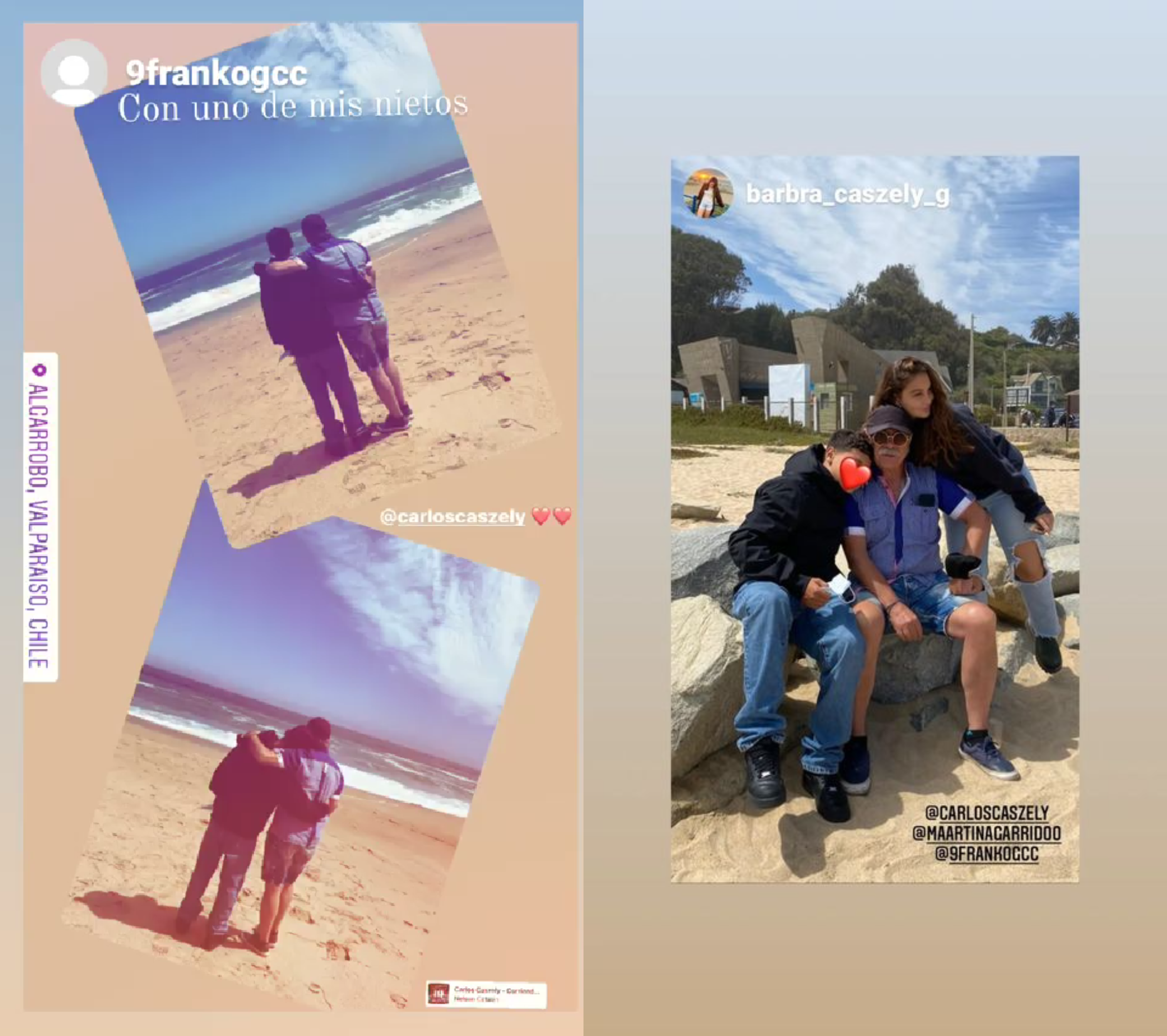 Carlos Caszely recordó a su fallecida esposa.