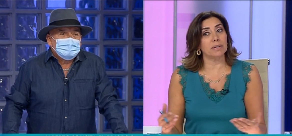 Carmen Gloria Arroyo frenó comentario de hombre que acusó a su esposa de 