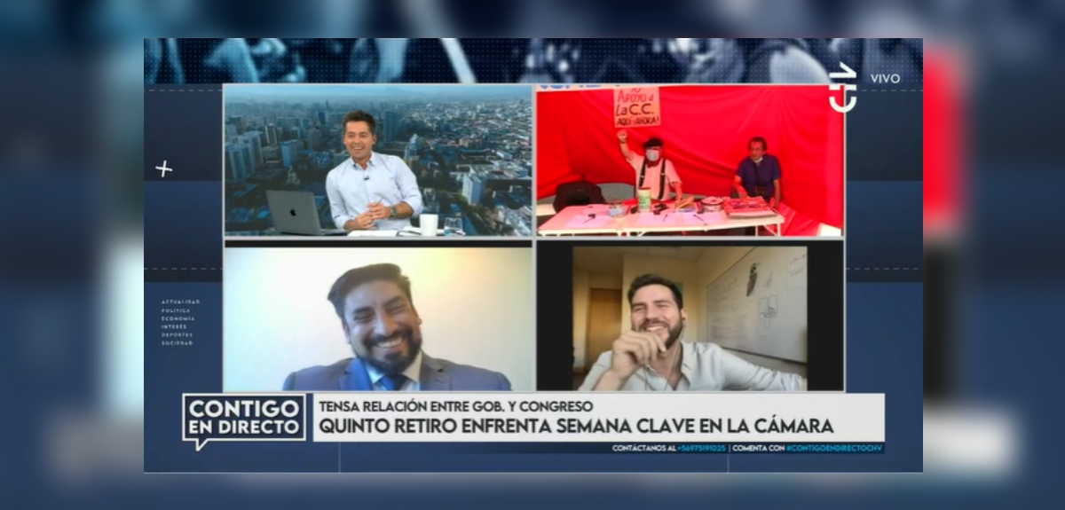 Diputado Ibáñez sufrió gracioso chascarro en 