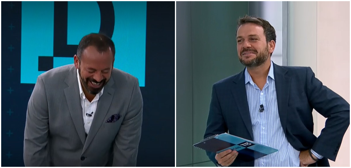 Ignacio Valenzuela sufrió chascarro en vivo en noticiario de Canal 13: 