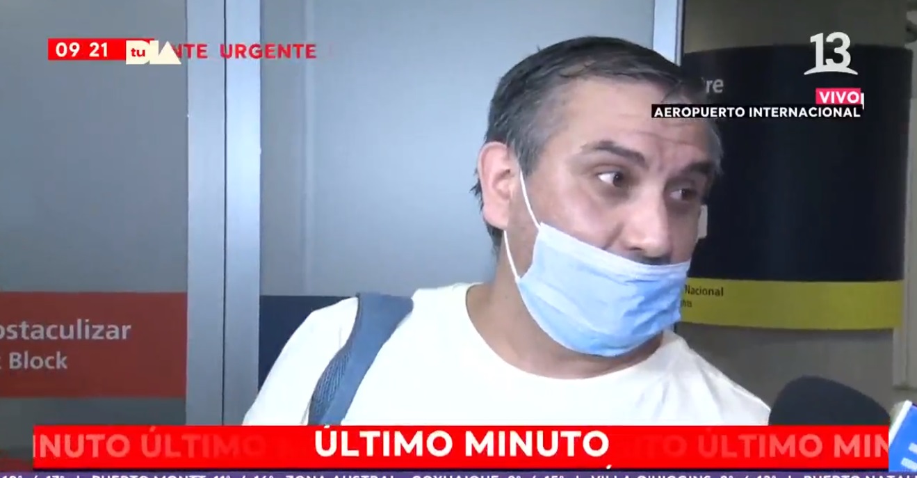 Chileno regresa desde Ucrania