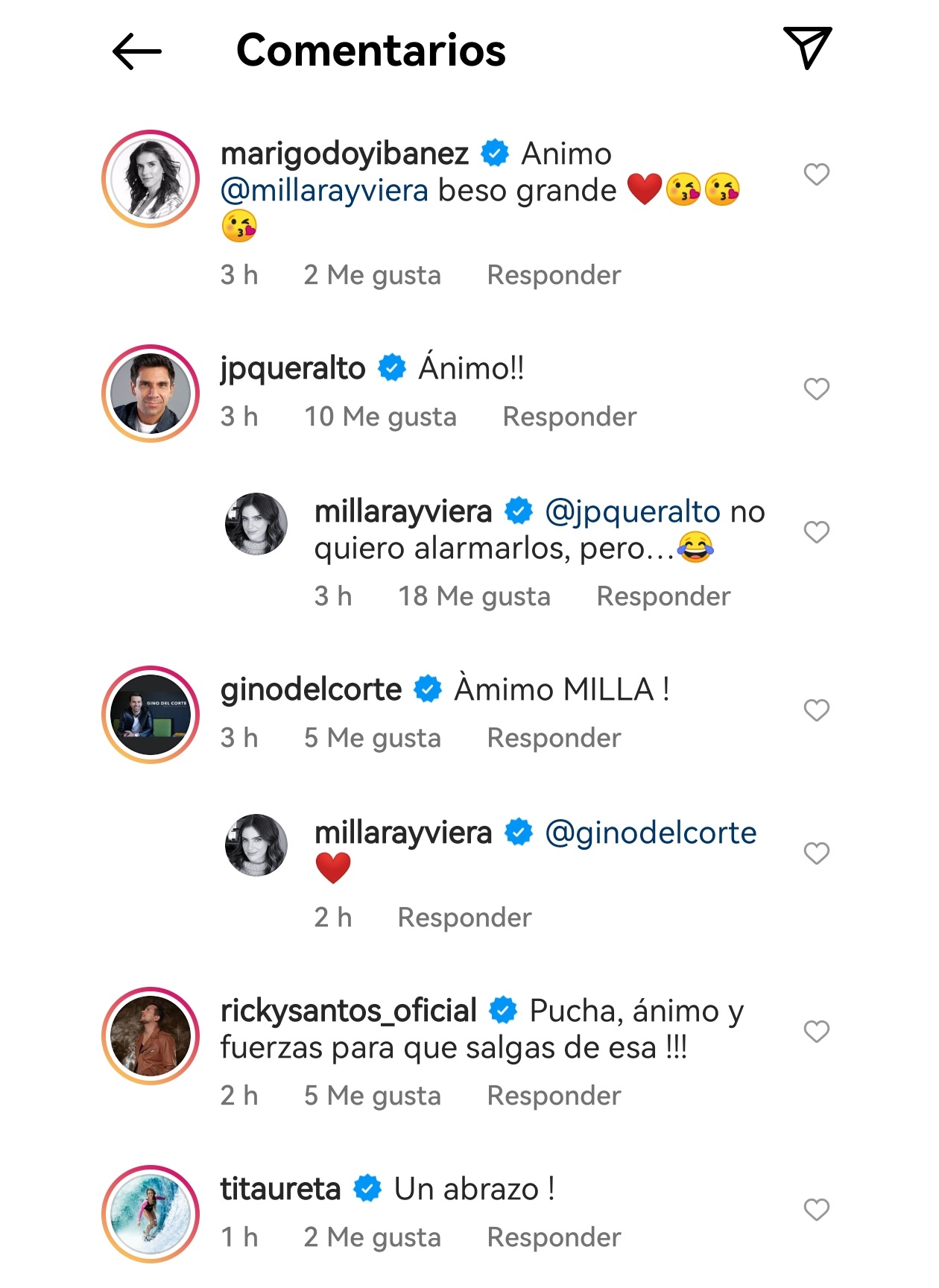 comentarios Millaray influenza