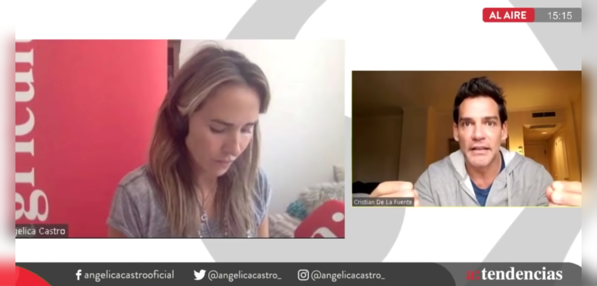 Cristián de la Fuente y su contundente respuesta en vivo a usuaria que lo criticó durante programa