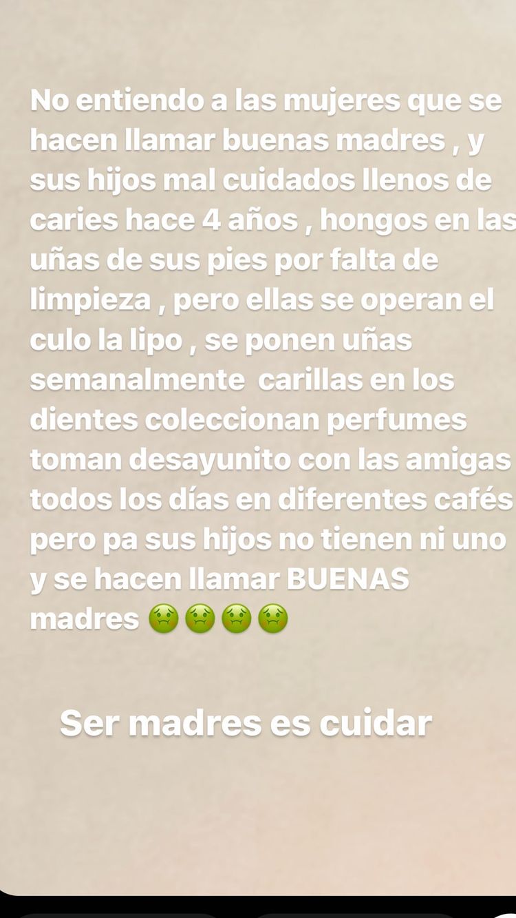 El fuerte descargo de Daniela Aránguiz sobre "mujeres que se hacen llamar buenas madres"