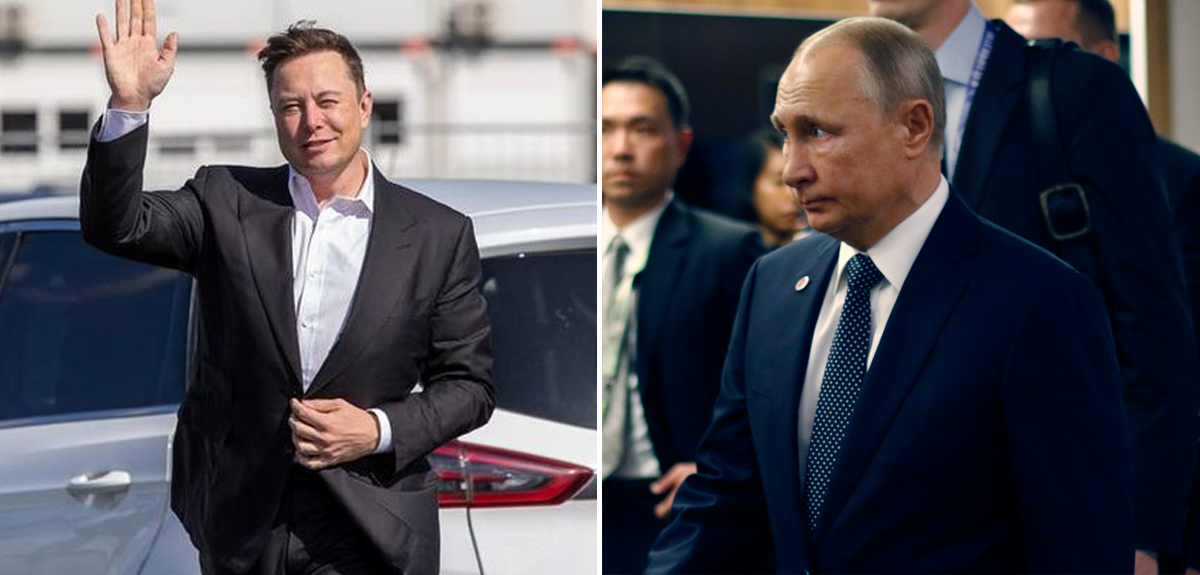 Elon Musk retó a duelo a Putin por el destino de Ucrania: 
