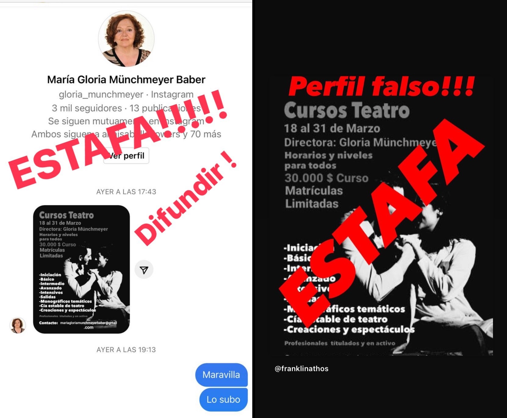 estafa Gloria Munchmeyer