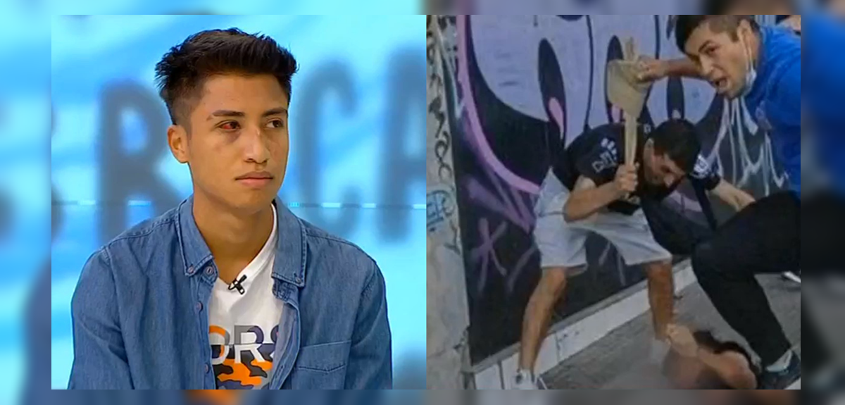 Estudiante brutalmente golpeado por vendedores ambulantes en marcha en Estación Central: “Estoy mal”