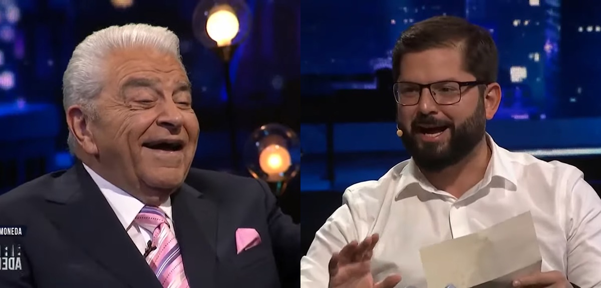 Don Francisco le entregó carta de Piñera a Gabriel Boric: Presidente intentó leerla y no pudo