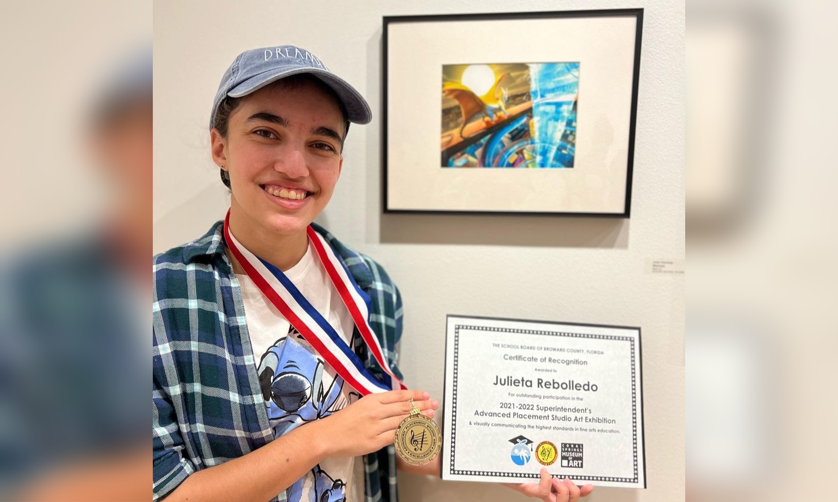 Hija de Ana Sol Romero y Douglas tras su primera exposición en un museo en EEUU: 