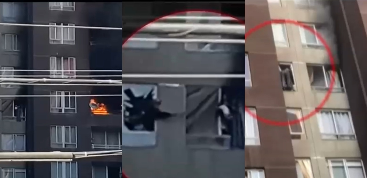 El dramático relato de madre que salvó a bebé de incendio en departamento pasándolo por la ventana