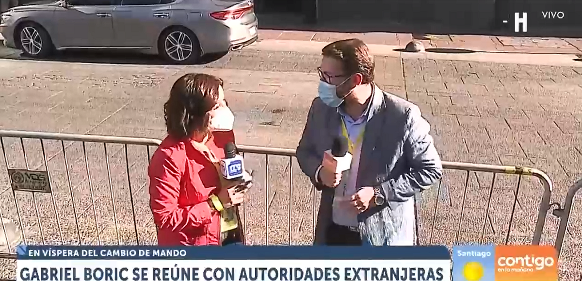 Mucho Gusto y Contigo en la mañana vivieron gratuito intercambio en vivo