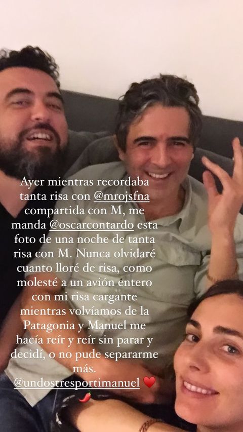 Javiera Díaz de Valdés recordó a su fallecido esposo.