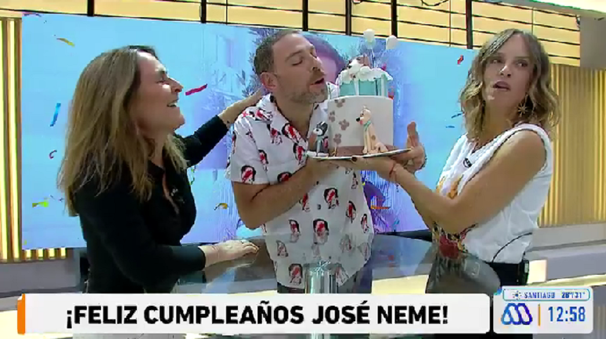 José Antonio Neme celebró su cumpleaños en Mucho Gusto