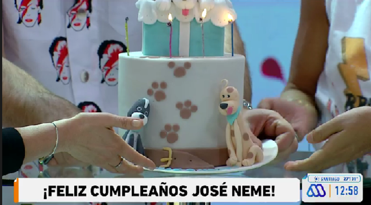 José Antonio Neme celebró su cumpleaños en Mucho Gusto