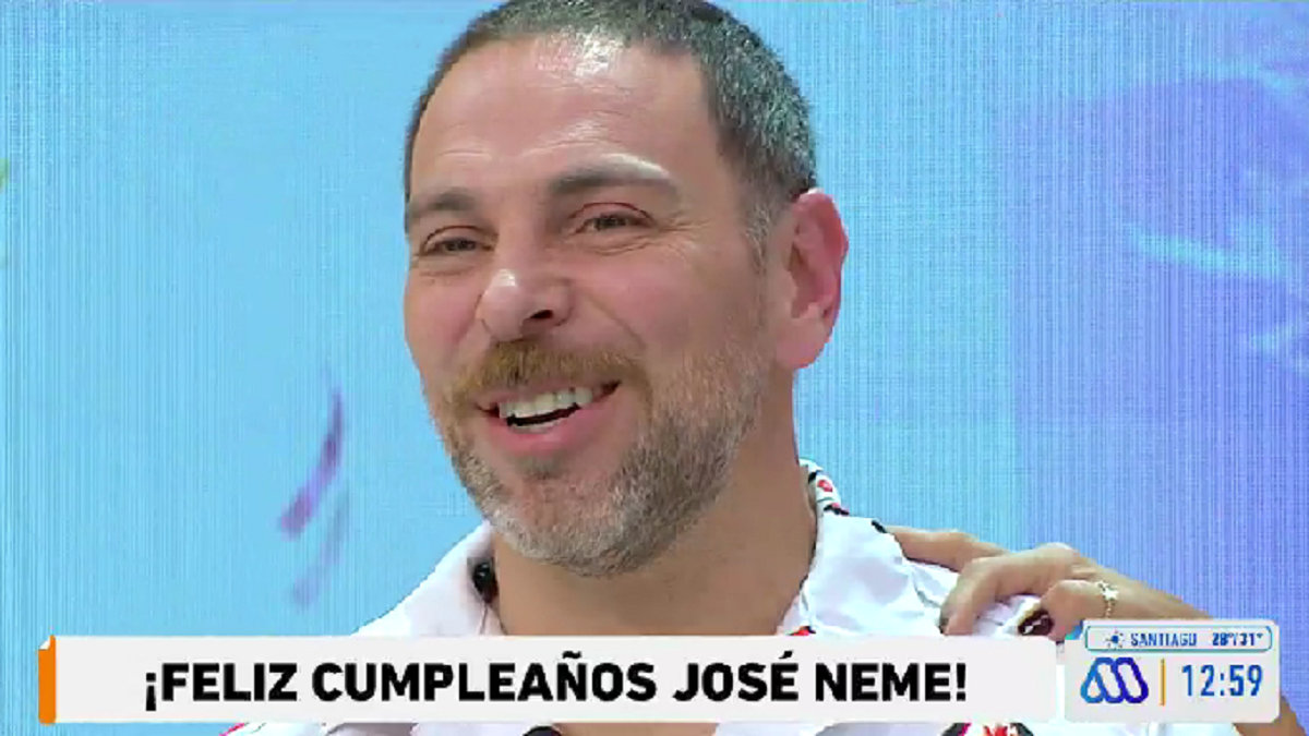 José Antonio Neme celebró su cumpleaños en Mucho Gusto