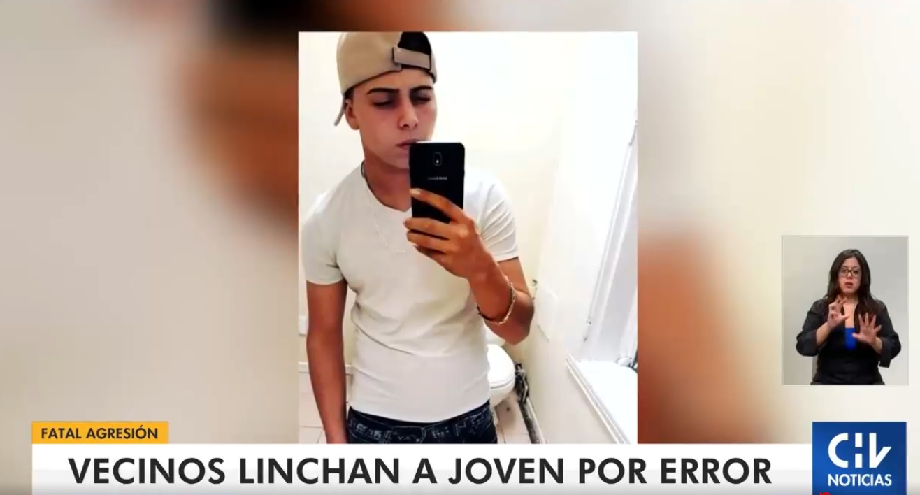Matías joven linchado
