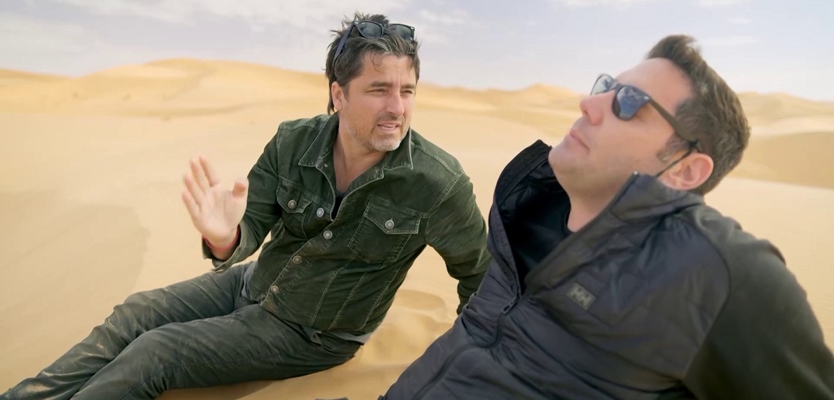 El susto de Pancho Saavedra y Zabaleta en pleno Desierto del Sahara: 