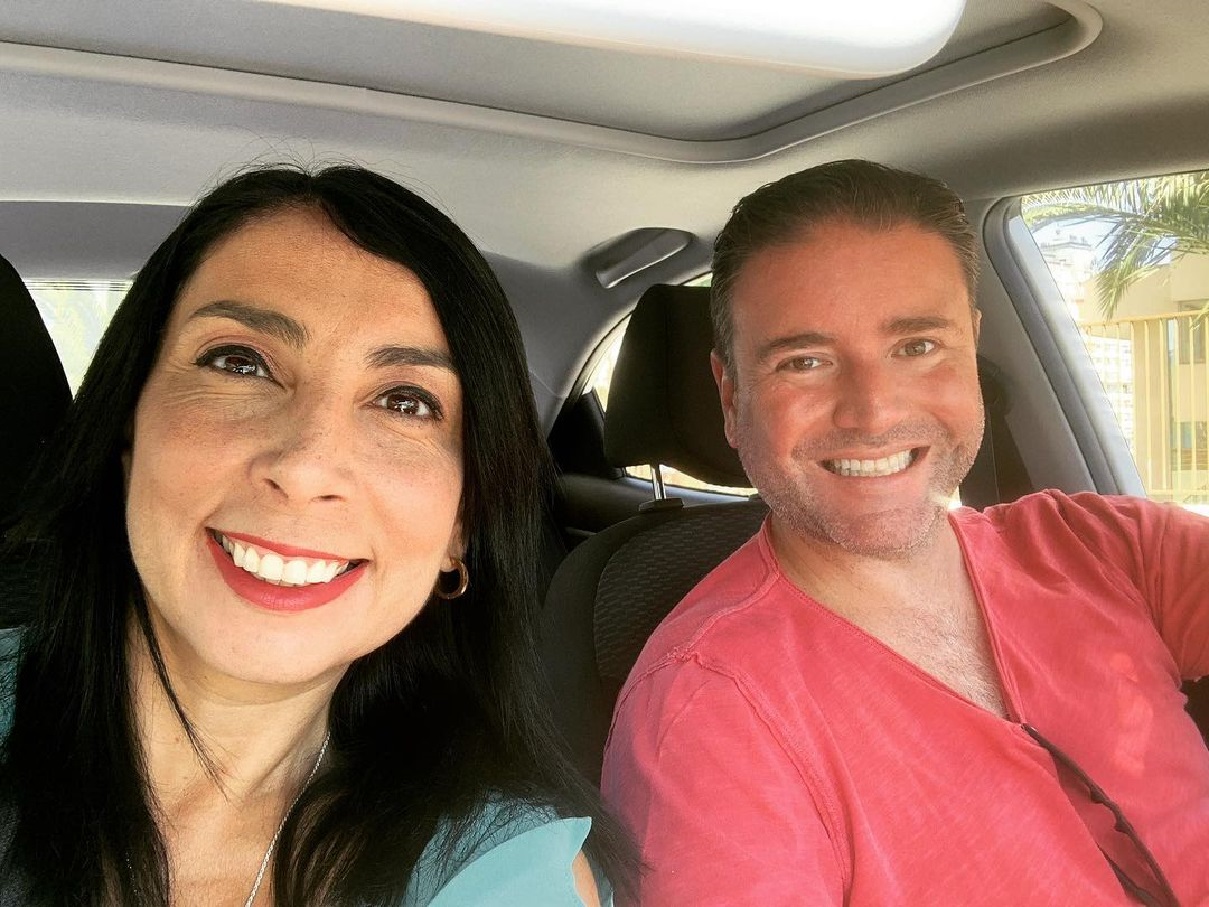 Karla Rubilar y Christian Pino