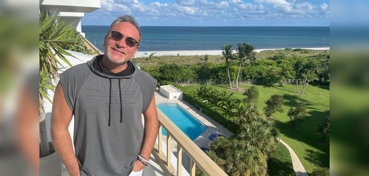 Lucho Jara mostró el departamento que comparte con su familia en Miami: tiene amplia vista al mar