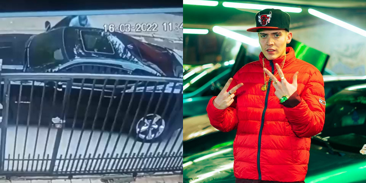 Marcianeke se burló de delincuente que intentó robar su auto: mostró video del momento