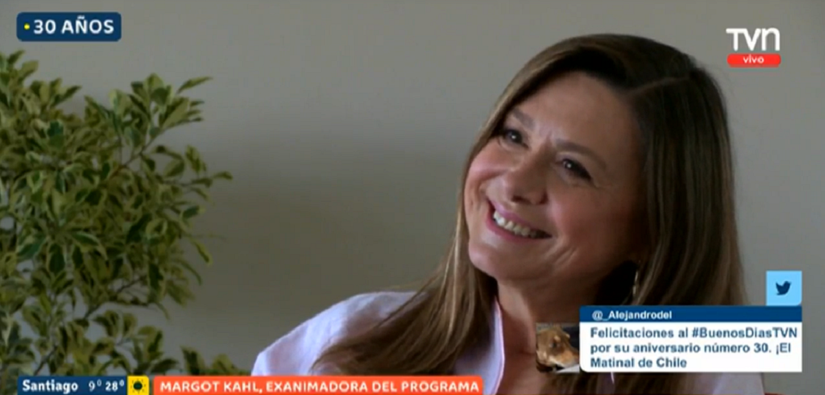 Margot Kahl no descarta regresar a la televisión: 