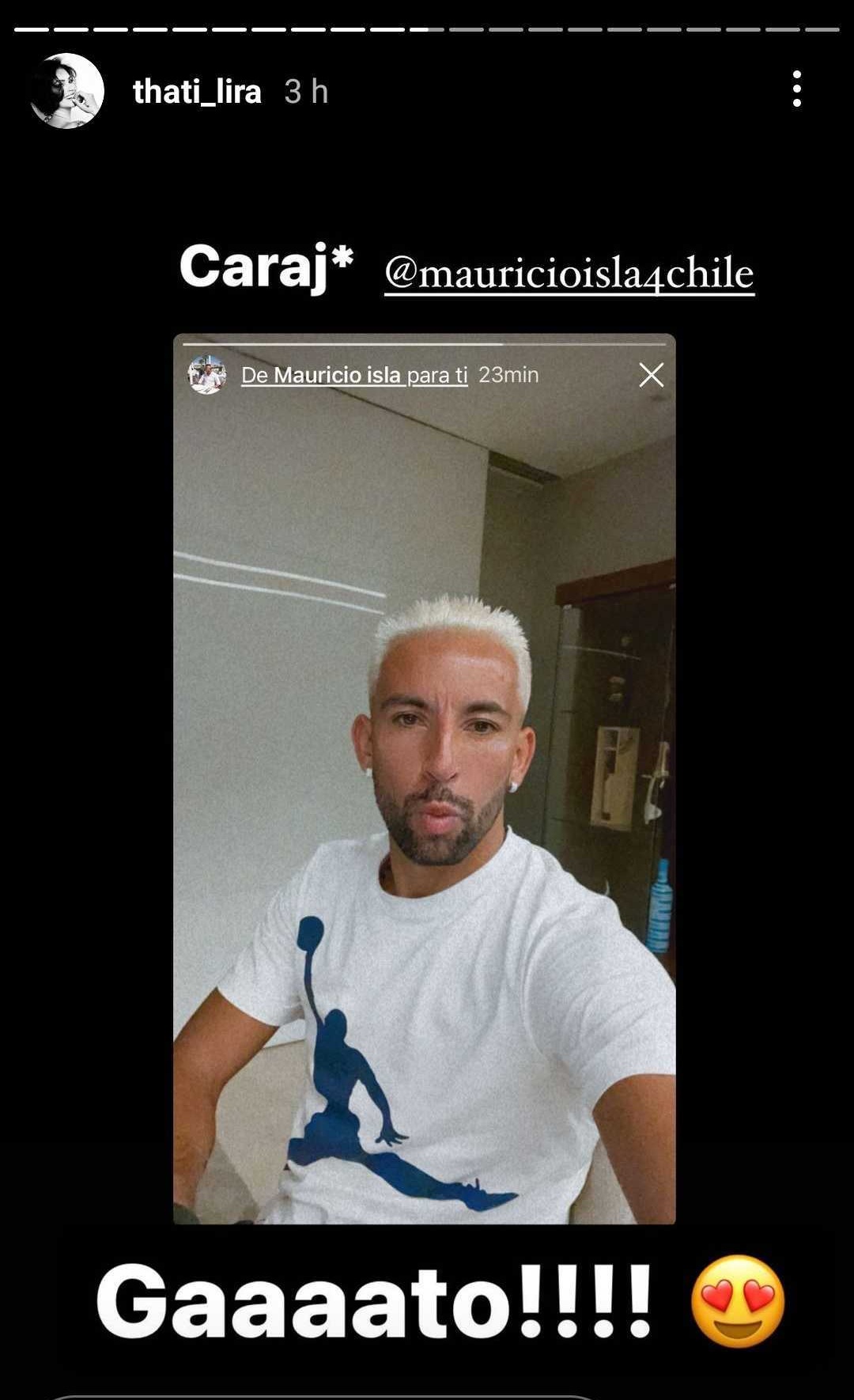 Nuevo look Mauricio Isla