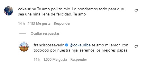 Pareja de Pancho Saavedra dedicó emotivo mensaje