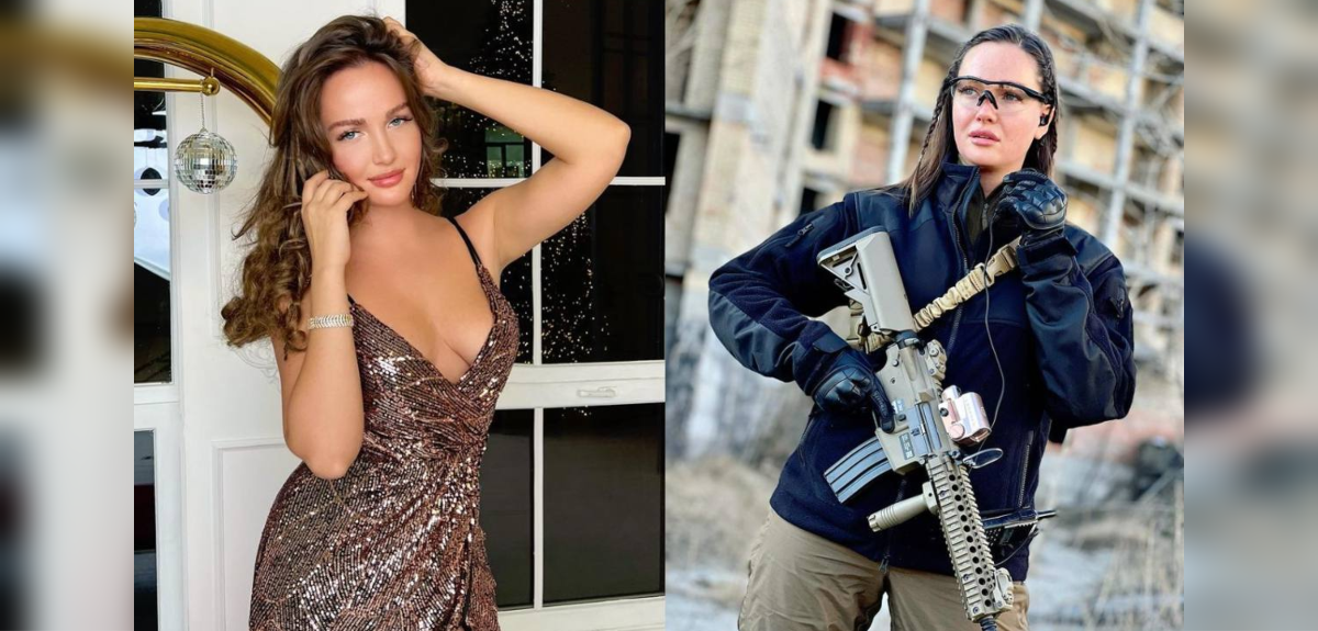 ¿Por qué la Miss Ucrania apareció con vestimenta militar y un arma en sus manos? Ella lo aclaró
