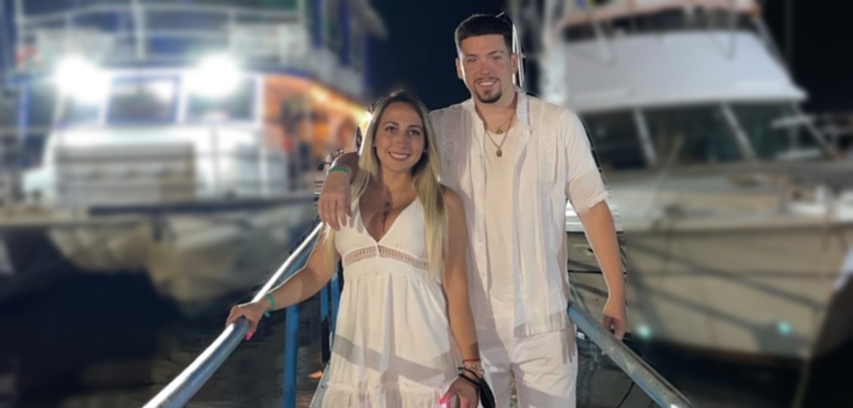 Nano Calderón y su polola vivieron tensa situación: se hundió barco donde iban de fiesta en Colombia