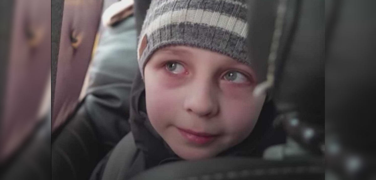 Desgarrador relato de niño que huyó de Ucrania y dejó a su papá en Kiev: 