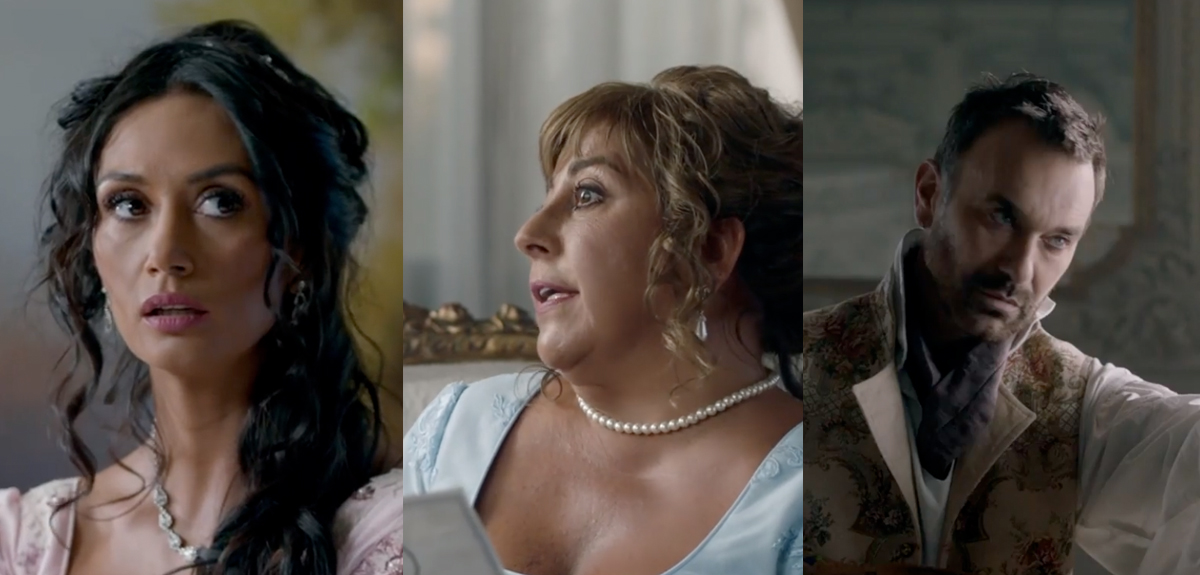 Pamela Díaz compartió detrás de cámaras del spot que grabó para Netflix junto a Helhue y Jordi