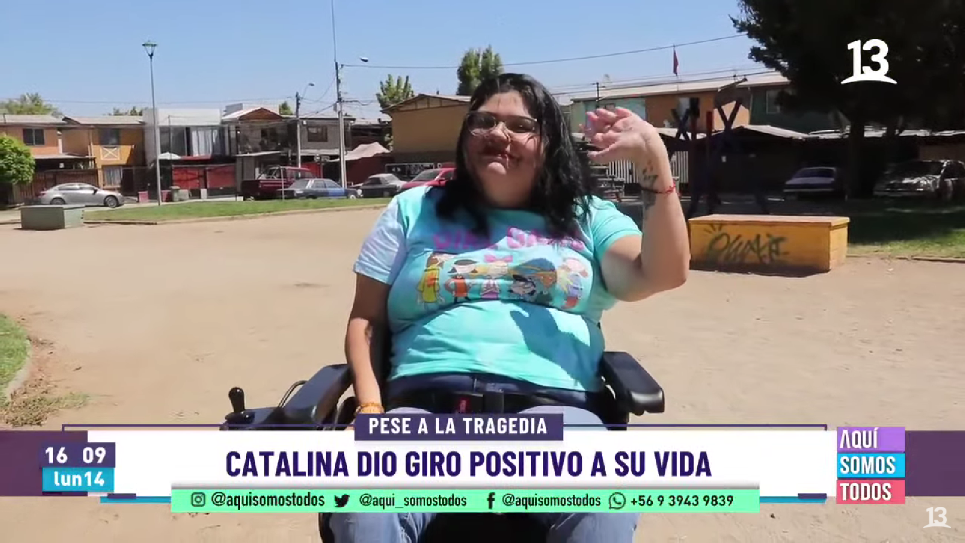 Priscilla Vargas debutó en Aquí somos todos.