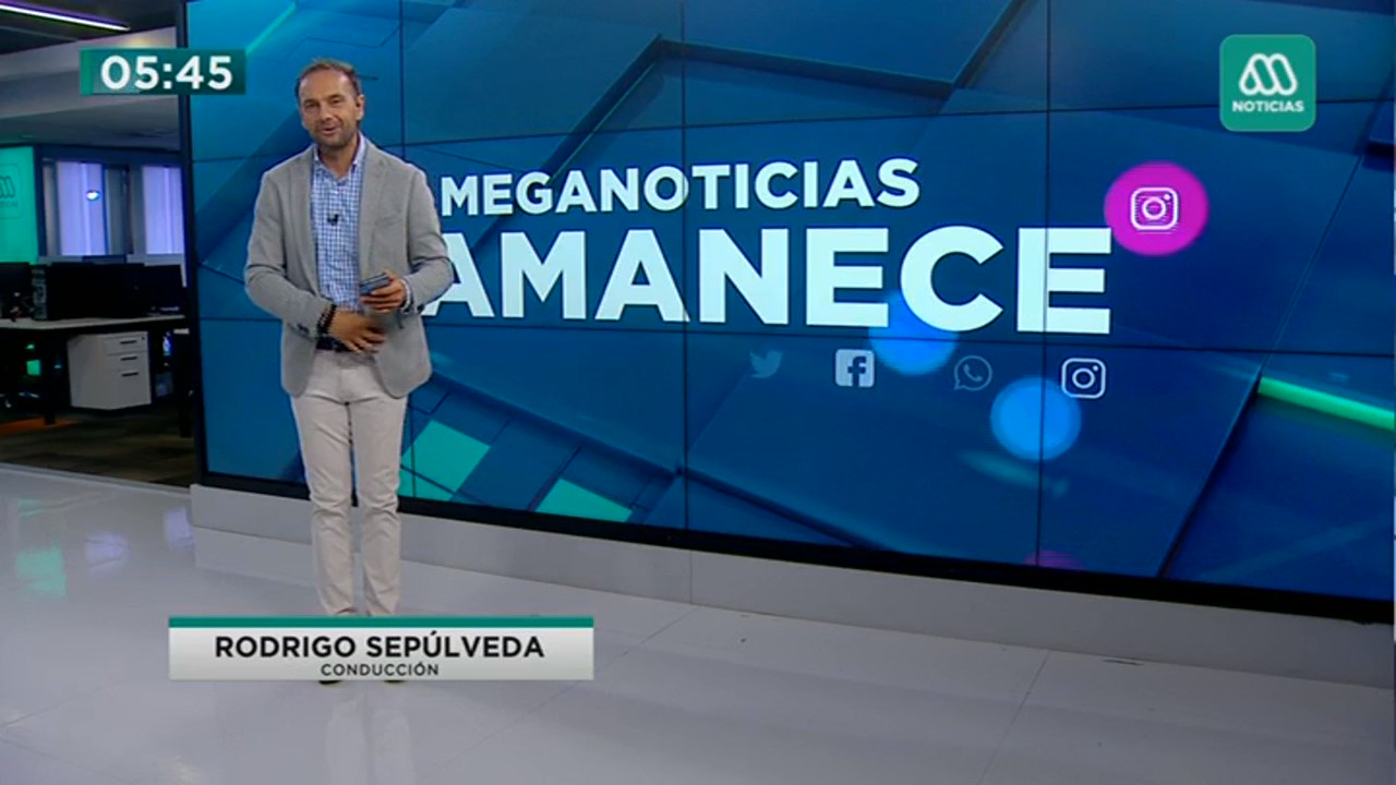 Rodrigo Sepúlveda animó 'Meganoticias Amanece'