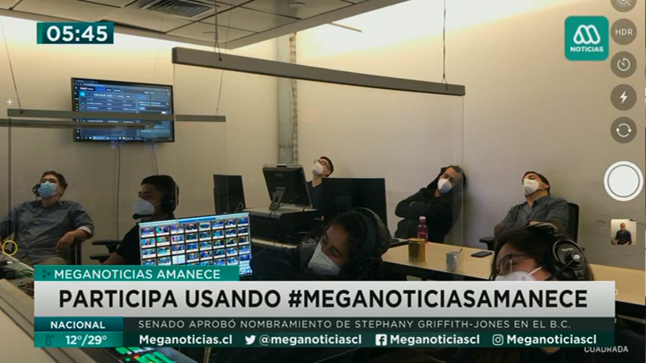 Rodrigo Sepúlveda animó 'Meganoticias Amanece'