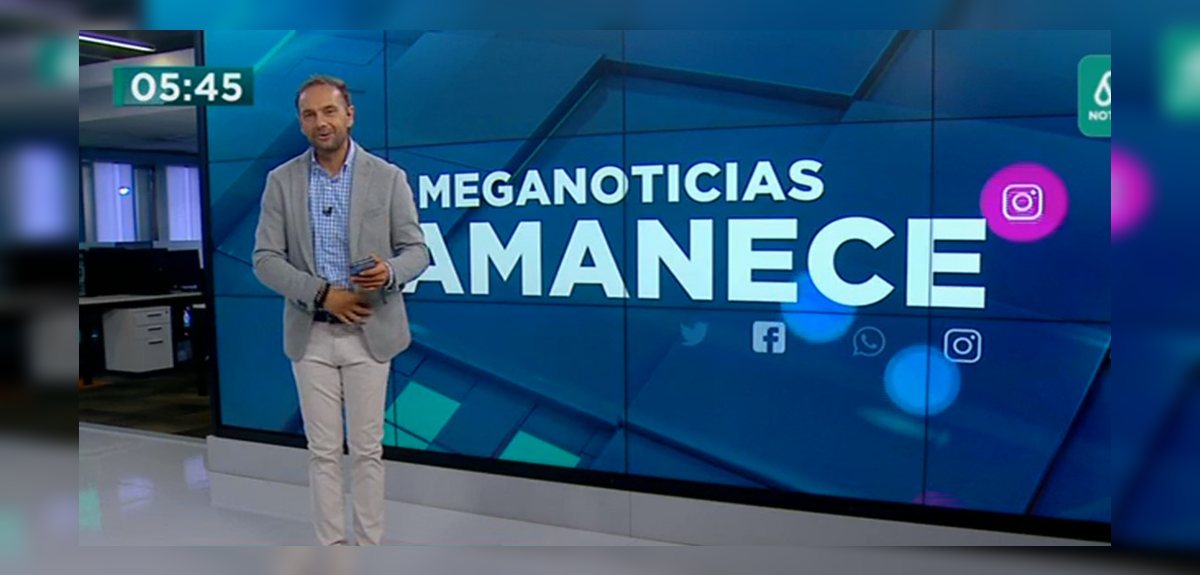 Rodrigo Sepúlveda bromeó con su reemplazo en Meganoticias Amanece: 