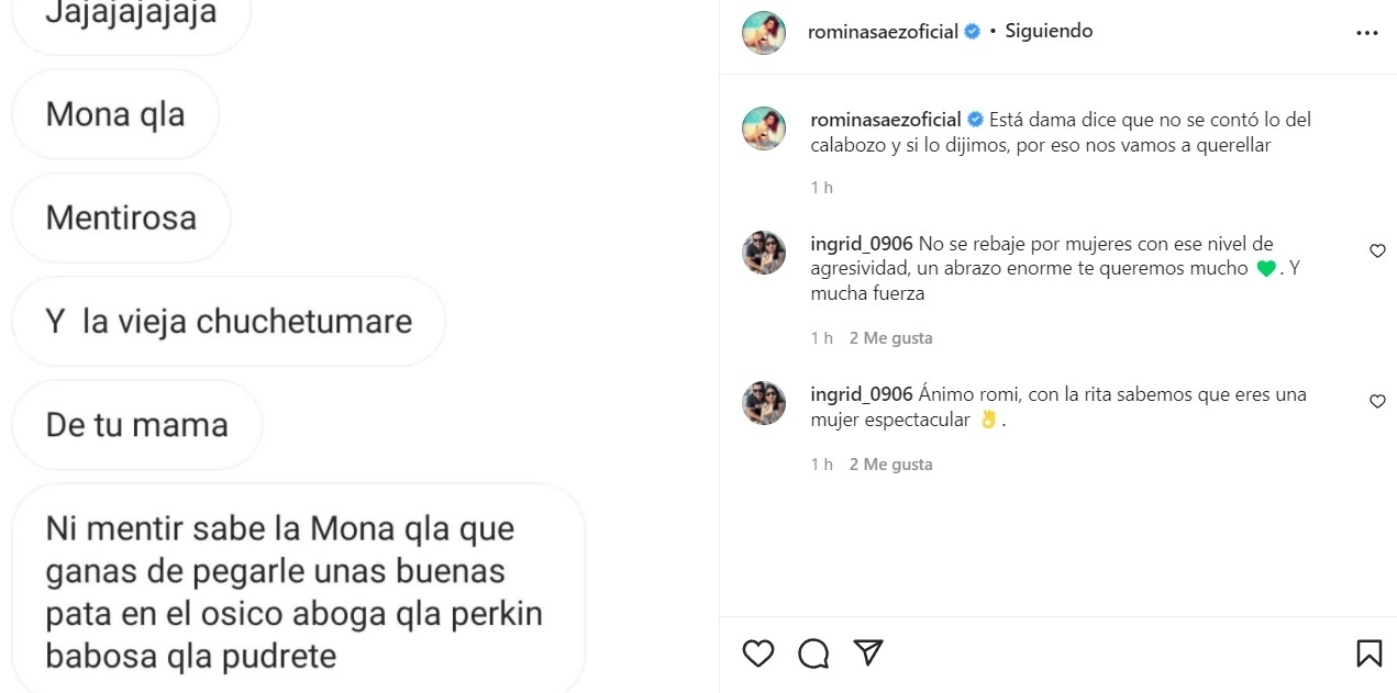 Romina Sáez actualizó su estado de salud.