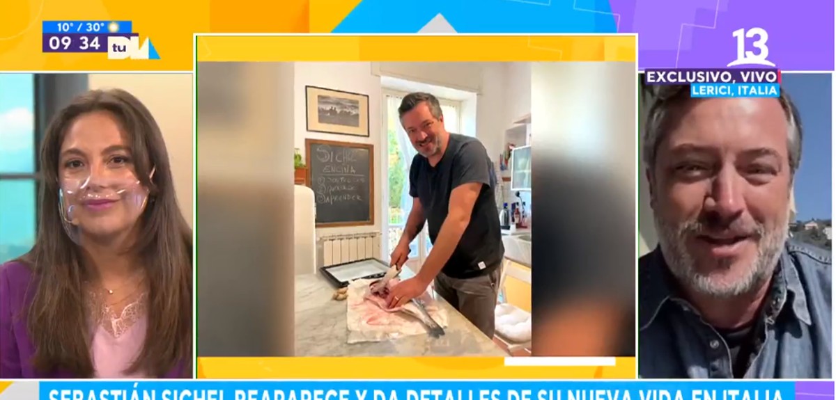Sebastián Sichel contó las razones por las que se fue a vivir a Italia: “Uno posterga a la familia”