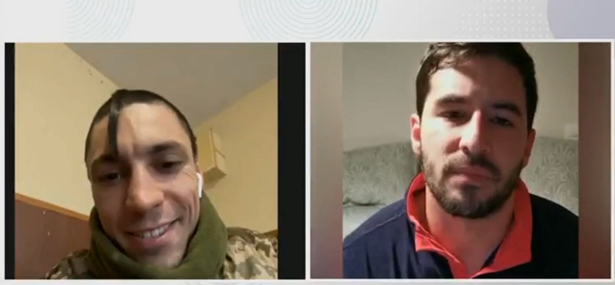 Le cambió la cara: campeón mundial que ahora es soldado en Ucrania fue sorprendido en Mucho Gusto