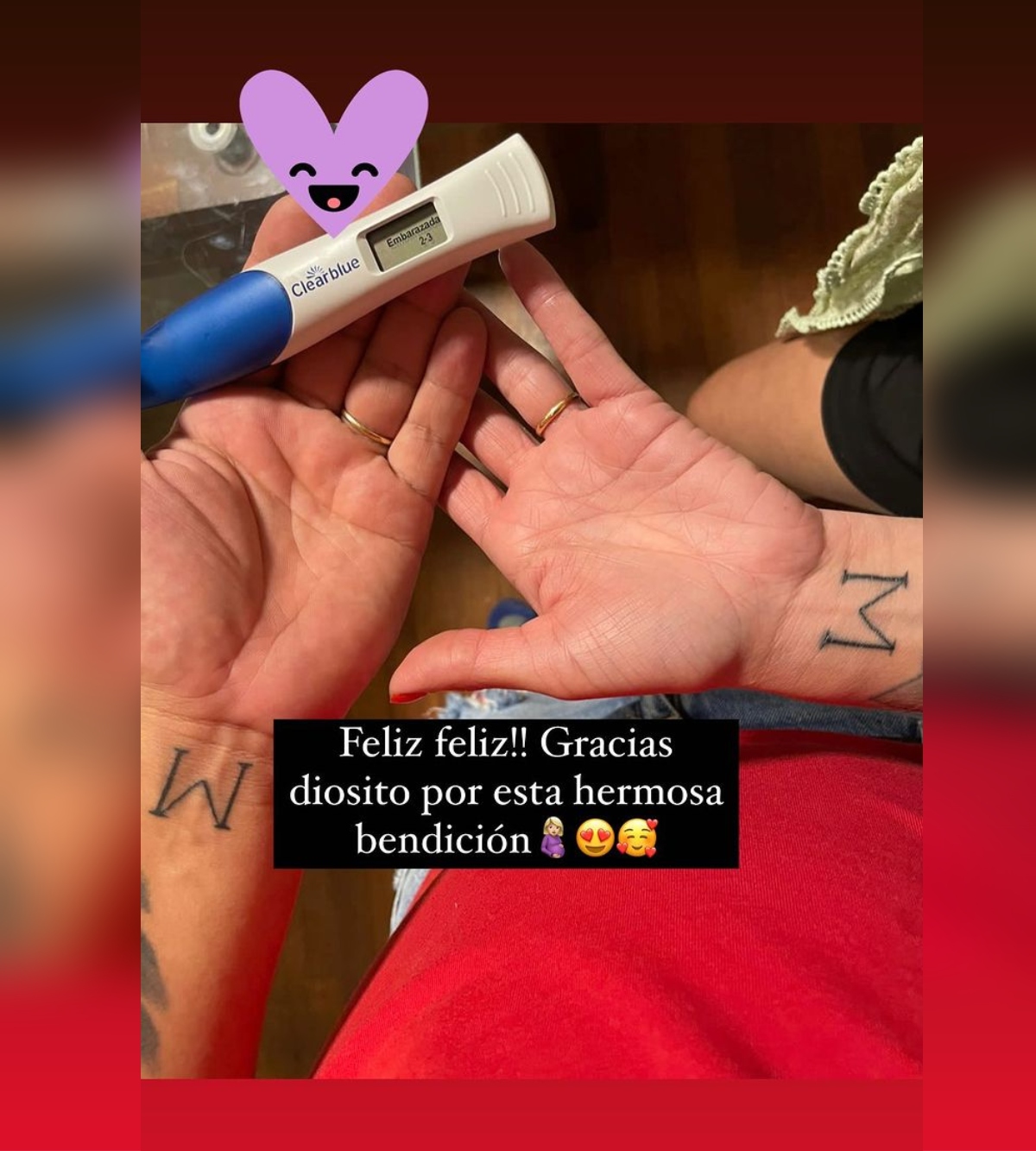 Vania Medel está embarazada