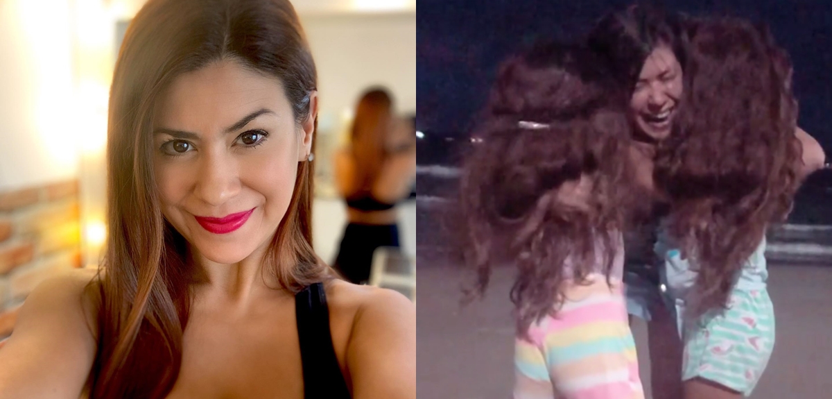 Vivi Rodriguez compartió video de emotivo reencuentro con sus hijas en Brasil: llegó de sorpresa