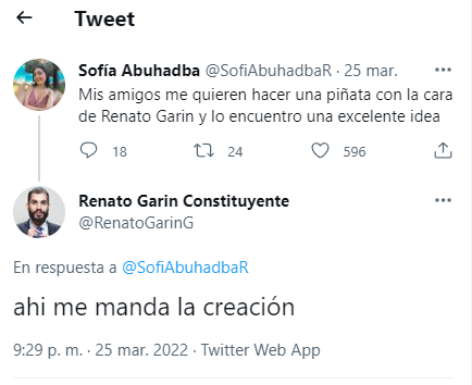 Tuit Sofía Abuhadba