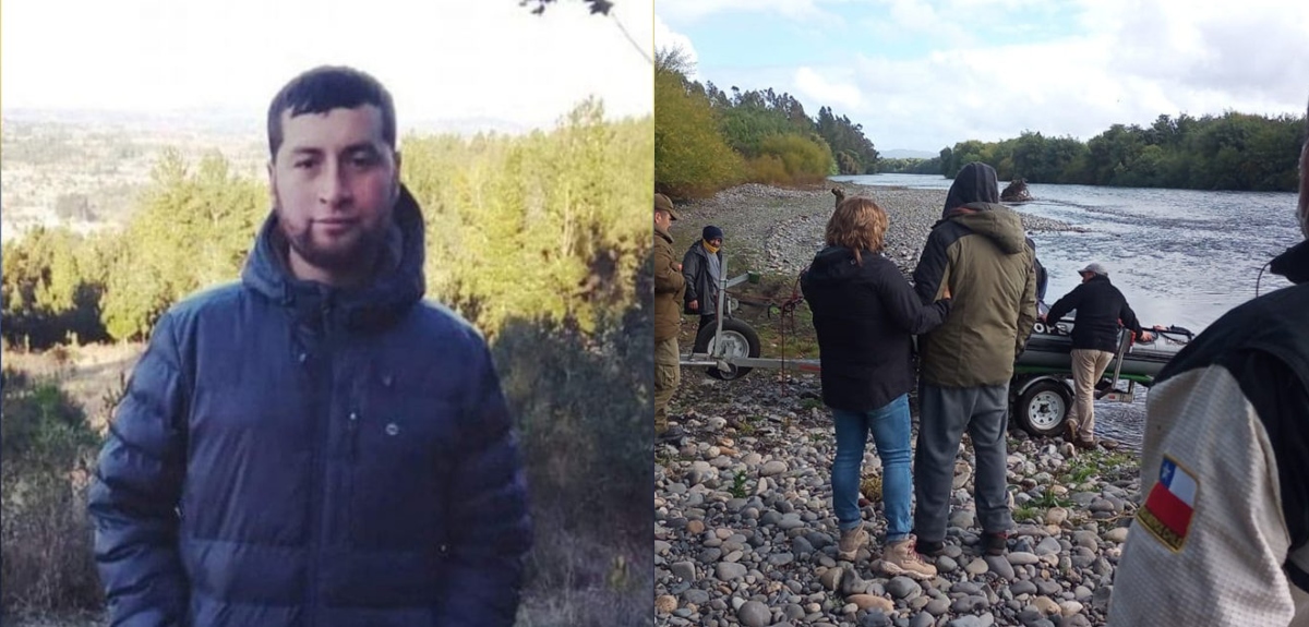 Tras intenso operativo: encuentran el cuerpo de joven de 28 años desaparecido en Pitrufquén