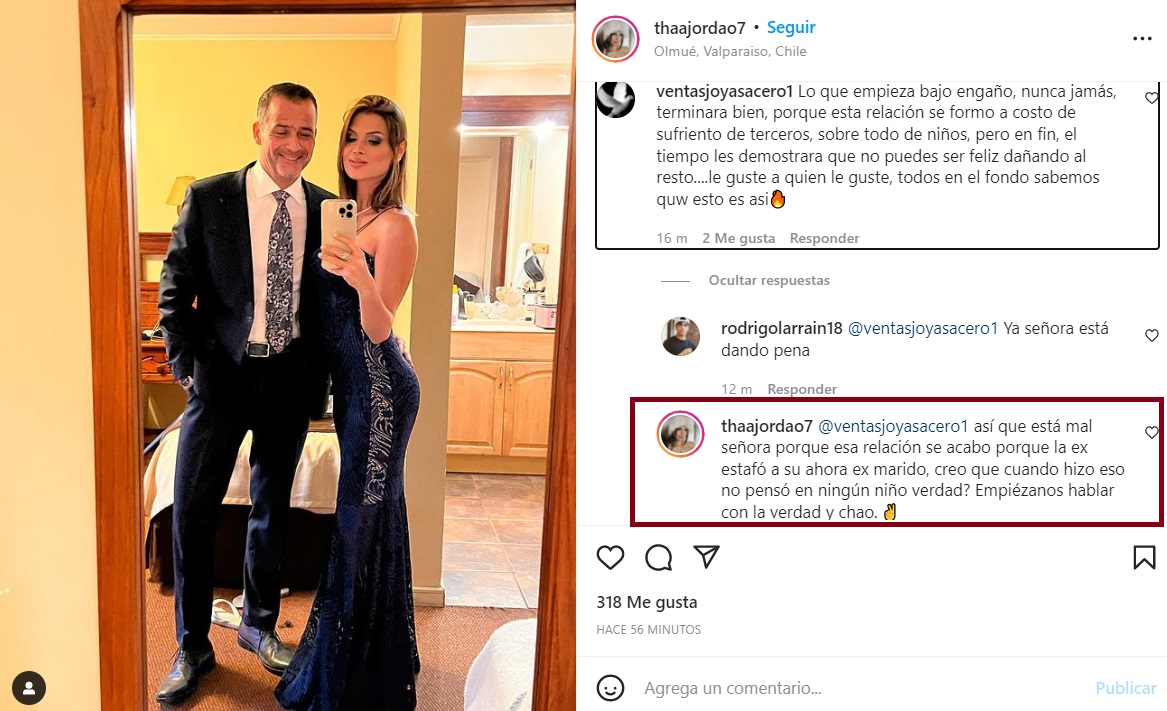 Respuesta de Thais Jordão